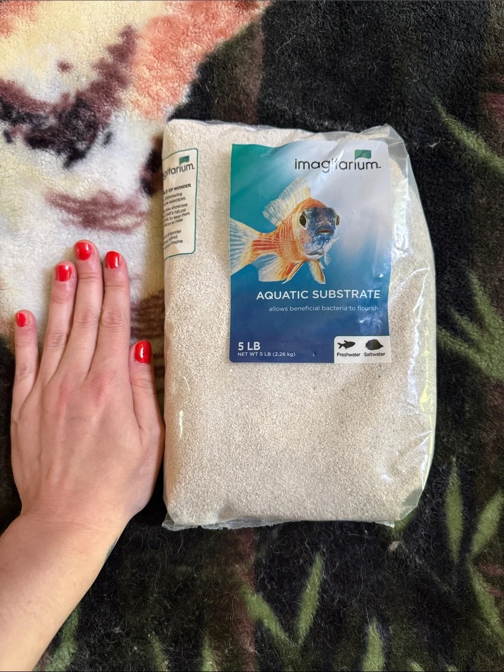 imagitarium White Sand Aquatic Aquarium Substrate